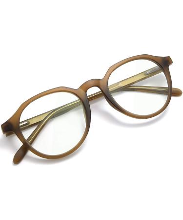 Joopin blue light filter glasses Men Blaufilter Glasses Women and glasses without strength men gaming glasses computer glasses with blue light filter Blue Light Glasses Vintage Brown