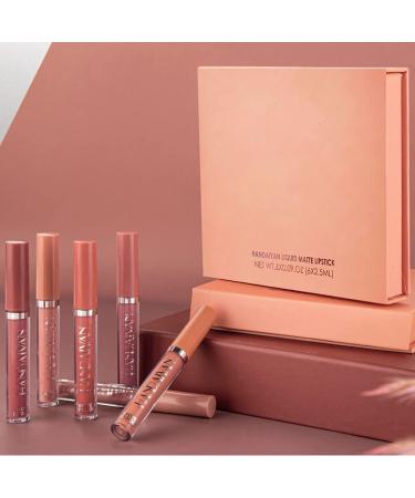 6-Piece Matte Liquid Lipstick Set - Long-Lasting Waterproof Non-Stick Cup Formula for Flawless Lips - Buy Online on GoSupps.com