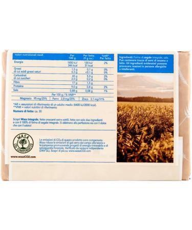  Italian Gourmet E.R. Wasa Integral Pack of 3 Whole Grain Crackers with Fiber-Rich Rye Flour 270g + 400g - Buy Online on GoSupps.com