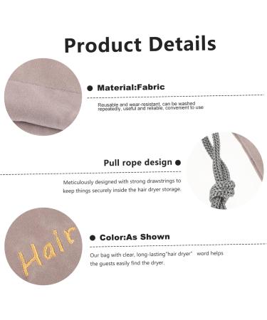 MUSISALY 3pcs Hair Dryer Bags Hairdryer Travel Hair Dryer Bag Travel Make up Bag Drawstring Fabric Bags Cloth - Buy Online on GoSupps.com