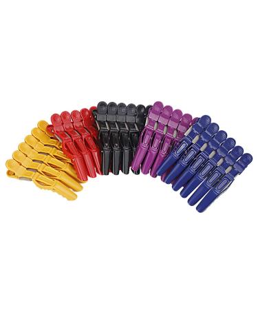 Shop 6 Pieces Blue Hair Clips - Professional Hairdressing Section Clamp & Styling Supplies - Buy Online on GoSupps.com