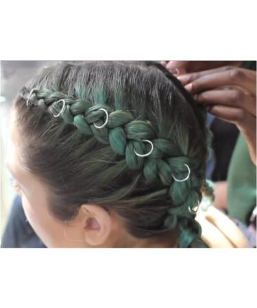 Hair Braid Rings Fashionable Convenient Exquisite Pattern Attractive Hair Braid Accessory Alloy with Gold Hair Rings for Weeding for Party - Buy Online on GoSupps.com