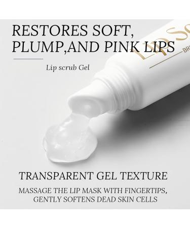 Lot de 2 tubes de gel exfoliant pour les l vres s ches cassantes et rugueuses - limine en douceur les peaux mortes pour des l vres douces - Id al avant le soin des l vres comme gel nettoyant - Buy Online on GoSupps.com