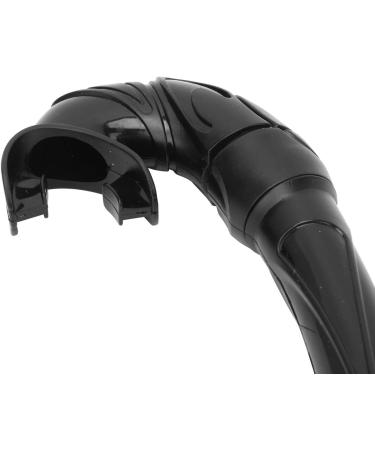 Portable Snorkeling Breathing Tube - Comfortable PVC/Silicone Lightweight Design for Adults & Children - Ideal for Free Diving (Black) - Buy Online on GoSupps.com