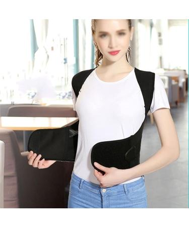 Posture Corrector for Mend Women - Adjustable Full Back Support Brace for Clavicle Support and Providing Pain Relief for Neck Back and Shoulder Elegant Svart Large - Buy Online on GoSupps.com