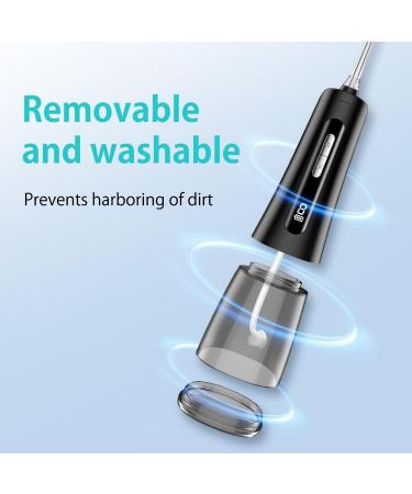 Portable Water Dental Flosser - Cordless Oral Irrigator with 4 Modes 9 Intensities IPX7 Waterproof | Travel-Friendly Teeth Cleaning - Buy Online on GoSupps.com