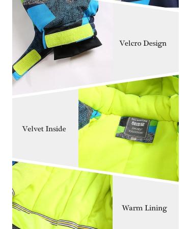 WOWULOVELY Boy's Ski Jacket and Pants Set - Insulated, Windproof & Waterproof - Size 8 - Buy Online on GoSupps.com