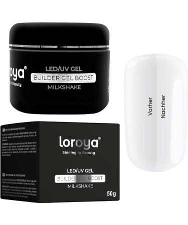  loroya Milkshake LED/UV Builder Boost Gel 50g Builder Gel Nail Extension Manicure - Buy Online on GoSupps.com