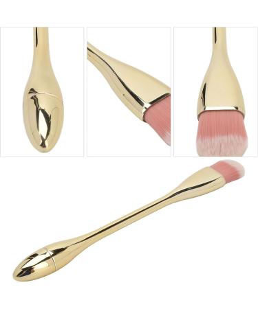 Soft Kabuki Cleaner Brush for Nail Dust & Makeup with Exquisite Handle Strong Powder Grip Soft Fiber Bristles Fine Made for Blush & Powder (Champagne Gold) - Buy Online on GoSupps.com