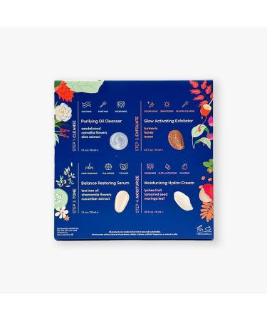 Shop Aavrani Beauty Ritual Discovery Set - Travel Size Purifying Oil Cleanser Exfoliator Serum & Moisturizing Cream for Radiant Skin - International Shipping Available - Buy Online on GoSupps.com