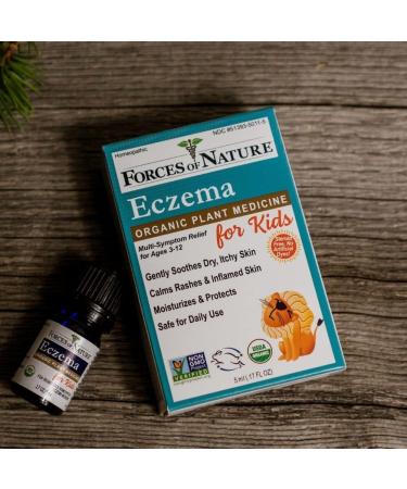 Forces of Nature Kids Eczema Relief Organic (5ml) - Natural Children's Remedy for Skin Irritations & Itching - Buy Online on GoSupps.com