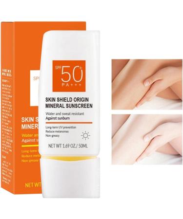  Linsition Face Sunscreen | Sunblock Spf 50 Broad Spectrum Sunscreen - 1.76oz Water Resistant UVA/UVB Broad Spectrum Moisturizing Sunscreen - Buy Online on GoSupps.com