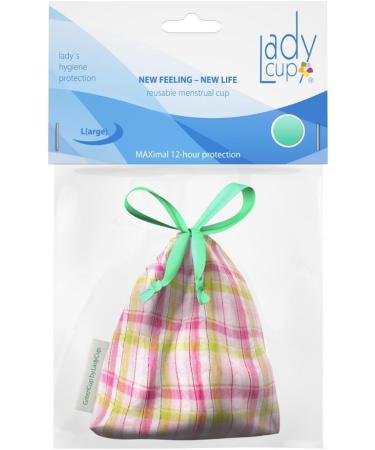 LadyCup Menstrual Cup - Eco-Friendly Green Size S (Small) - Comfortable & Reusable - Buy Online on GoSupps.com