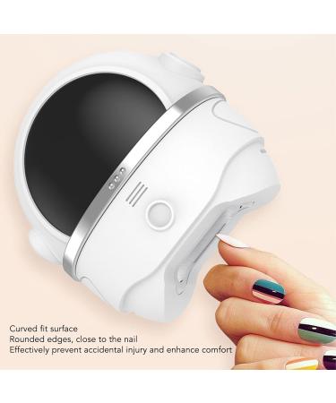 Electric Nail Clipper Fingernail Cutter and File 2 in 1 Design Smart Automatic Nail Clipper Safe Baby Nail Trimmer with Nail File Rechargeable Nail Scissors for Infants Elderly Adult - Buy Online on GoSupps.com