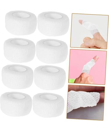 Happyyami 10 Rolls Self Finger Strap Wrap - Athletic Tape for Sports White Pressure Wraps - International Shipping Available - Buy Online on GoSupps.com