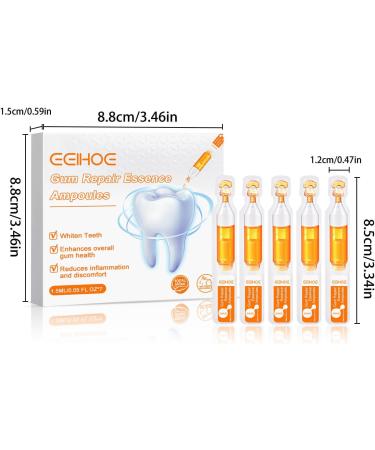 2 Piece Gum Repair Treatment - Effective Ampoules for Receding Gums & Oral Health - Buy Online on GoSupps.com