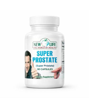 Manteniendo Tu Salud New Life Super Prostate Healthy Prostate Saw Palmetto 90 Capsules