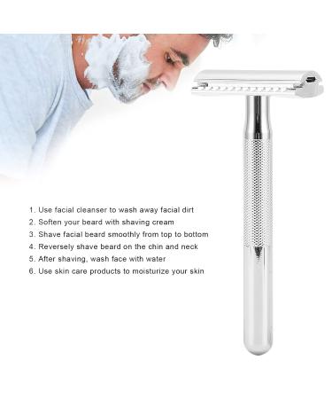 Shop Premium Manual Razor for Men - Long Grip Washable Comfortable & Stylish | Perfect for Home & Travel - Buy Online on GoSupps.com