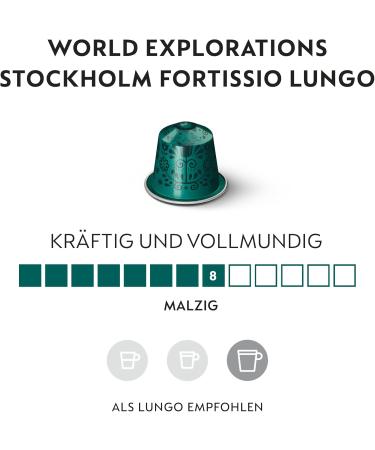  Nespresso Nespresso Fortissio Lungo Original Nestl Espresso Coffee Capsules x 30 - Buy Online on GoSupps.com