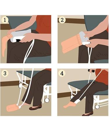 Easy Sock Aid Slider for Elderly & Disabled - Effortless On/Off Lifting Aid - White - Buy Online on GoSupps.com