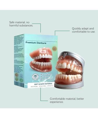 Bikenda Premium Full Set Dentures - Solution de proth se flexible de nouvelle g n ration pour hommes et femmes | Proth ses dentaires souples confortables et adapt es (1pcs) - Buy Online on GoSupps.com