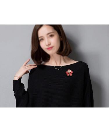 WIPPWER Pin Jewelry Gifts for Women Rhinestone Temperament Flower Personality Brooch Rose Flower Women Brooch Pin Women's Sweater Brooch 4.95.1CM Brooches & Pins - Buy Online on GoSupps.com