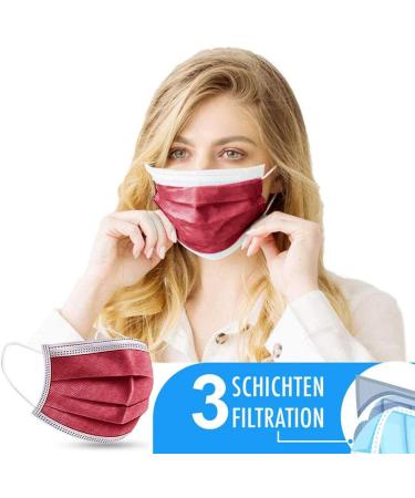 Disposable Face Cover 3-Ply Outdoor Breathable Mouth Protection Bandanas for Women and Men - Buy Online on GoSupps.com