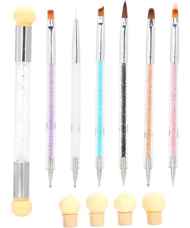 Nail Art Tools Nail Art Pen Soft Delicate Acrylic Ergonomic with Dual ended Design for Nail Salon - Buy Online on GoSupps.com