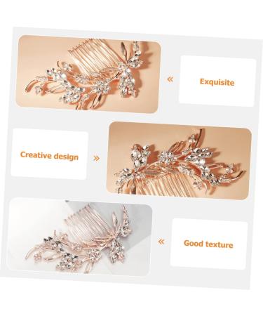 Beatifufu Bridal Comb Wedding Hair Comb Bridal Rhinestone Hair Comb Bridal Hair Comb Bride Hair Comb Bridesmaid Hair Comb Wedding Hair Accessory Crystal Hair Comb - Buy Online on GoSupps.com