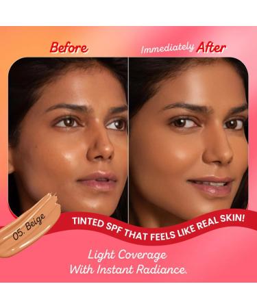 Dott & Keyy Strawberry Dew Tinted Sunscreen SPF 50+ PA++++ 05 Beige 1.7 Fl.oz. - Buy Online on GoSupps.com