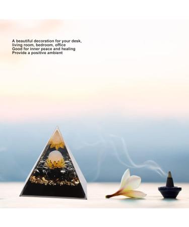 Buy Hohxfyp Orgon Pyramid Exquisite Resin Crystal Chakra Pyramid for Meditation Yoga & Home Decor - Buy Online on GoSupps.com