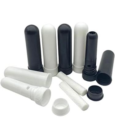 500Pcs Blank Nasal Inhaler Sticks Blank Aroma Nasal Inhalers Compatible with DIY Essential Oil Cotton Wicks Black Pleasant63 - Buy Online on GoSupps.com