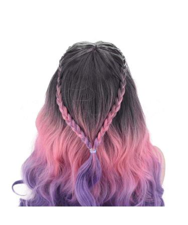Buy European & American Fashion Gradient Long Curly Hair Wigs | Stylish Hairpieces for Ladies - Buy Online on GoSupps.com