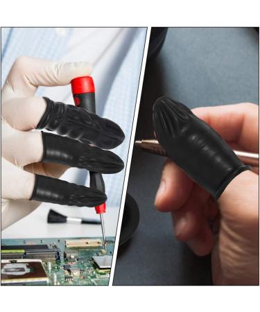 Buy Sosoport 100pcs Anti-Static Finger Cots Wear-Resistant Small Finger Covers for Daily Use | Portable Latex Finger Protectors - Buy Online on GoSupps.com