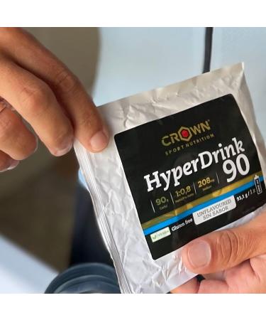  Crown Sport Nutrition Crown Sport Nutrition HyperDrink 90 Drink with 90 g of carbohydrates in 500 ml and a plus of sodium. With Maltodextrin and Fructose in ratio 1:0.8 and sea salt (Pot with 16 intakes) - Buy Online on GoSupps.com