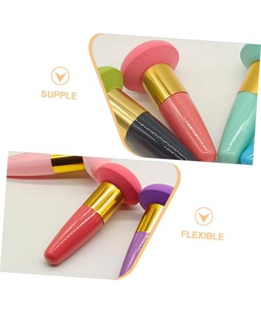 Beatifufu Beauty Egg Brush Pen Blending Sponges for Makeup Foundation Sponge Makeup Sponges for Blending Sponges with Handle Foundation Powder Puff Sponge Makeup Tools - Buy Online on GoSupps.com