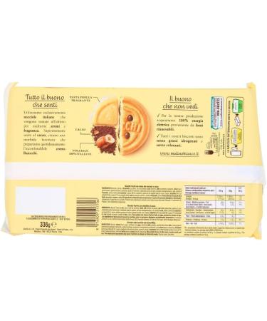  G n rique MULINO BIANCO - Mulino Bianco Hazelnut and Cocoa Filled Biscuits 336g - Pack of 3 - Sold as a Pack - Buy Online on GoSupps.com