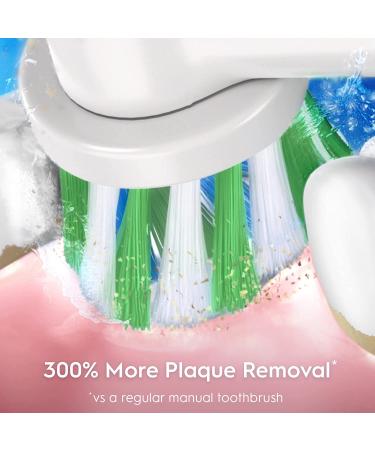 Oral-B Pro 1000 CrossAction Electric Toothbrush Duo Pack - Black & White - Buy Online on GoSupps.com