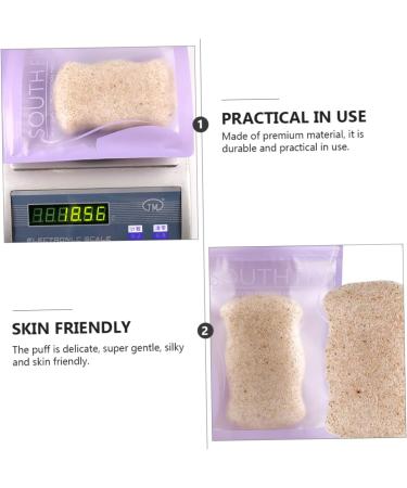 minkissy 1pc Face Wash Makeup Removal Cloth Natural Sponge Skin Cleaning Sponge Exfoliating Face Sponge Natural Sea Sponge Makeup Removal Sponge Cleansing Face Pad Miss - Buy Online on GoSupps.com