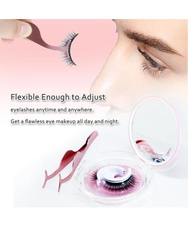 Self-Adhesive Reusable False Eyelashes | Waterproof No Glue with Clip & Mirror - Worldwide Shipping - Buy Online on GoSupps.com