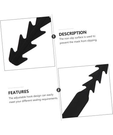 Exceart 60 Pcal Mask Hook Ear Extending Tape | Facial Cover Ear Belt for Pressure Relief & Comfort - Buy Online on GoSupps.com