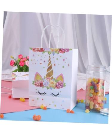 HOMSFOU 20 Pcs Paper Gift Bag Unicorn Gift Bag Unicorn Candy Bag Paper Candy Bag Unicorn Paper Bag Tote Bag Customized - Buy Online on GoSupps.com
