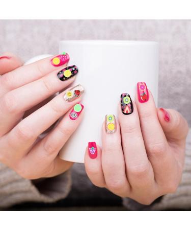 Healeved 2 Sets DIY Nail Fruit Nail Accessories Pottery Making Supply Home Use Decor Polymer Clay Fruit Slices Manicure Kit DIY Kits Slice Nail Art Puzzle Soft Pottery Charm Nail Flakes 3d - Buy Online on GoSupps.com