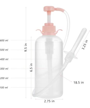 Vaginal Cleansing System Douche Cleaner Kit - 600ml Capacity with 3 Nozzles - Buy Online on GoSupps.com