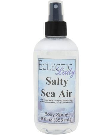 Salty Sea Air Body Spray (Double Strength) 4 ounces Body Mist for Women with Clean Light & Gentle Fragrance Long Lasting Perfume with Comforting Scent for Men & Women Cologne with Soft Subtle 4 Fluid Ounces (Double Strength)