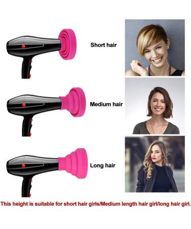 Decareta Hair Dryer Diffuser Attachment for Curly & Wavy Hair - Silicone Curly Hair Diffuser with Nozzle (D 1.18 - 1.38) - Ideal for International Shipping - Buy Online on GoSupps.com