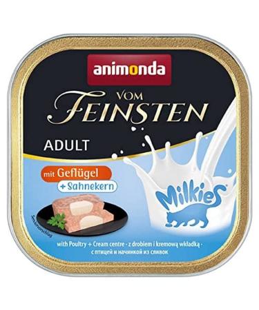 animonda Vom Feinsten Adult cat food wet food for adult cats with poultry + cream core 32 x 100 g