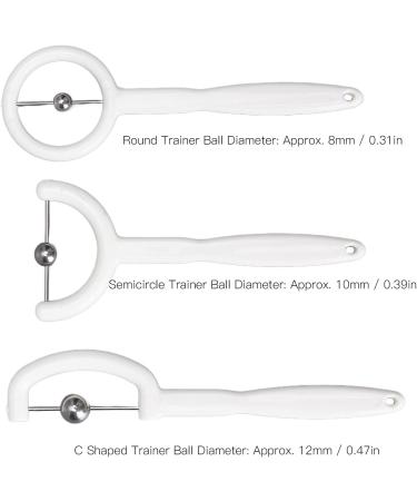 3-Piece Tongue Trainer Set | Stainless Steel Oral Exercise Tools for Flexibility & Strength - Buy Online on GoSupps.com