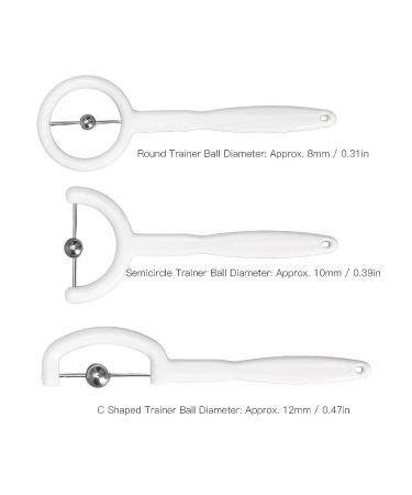 Stainless Steel Tongue Muscle Trainer Set - Oral Muscle Strength & Recovery Tools - Buy Online on GoSupps.com