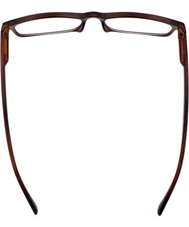TBOC +3.00 Reading Glasses for Men & Women - Brown - Ideal for PC & Cell Phone Use - Presbyopia Aid - 1 Pack - Buy Online on GoSupps.com